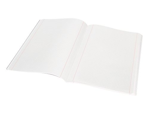 Caderno agrafado liderpapel capa preta din a4 80 f quadricula 5mm 60gr , Liderpapel , 54412 , 8423473544123